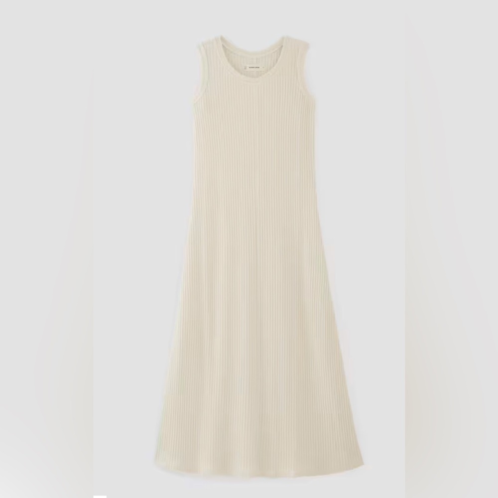 Everlane The Rib-Knit A-Line Tank Dress - Picture 5 of 15